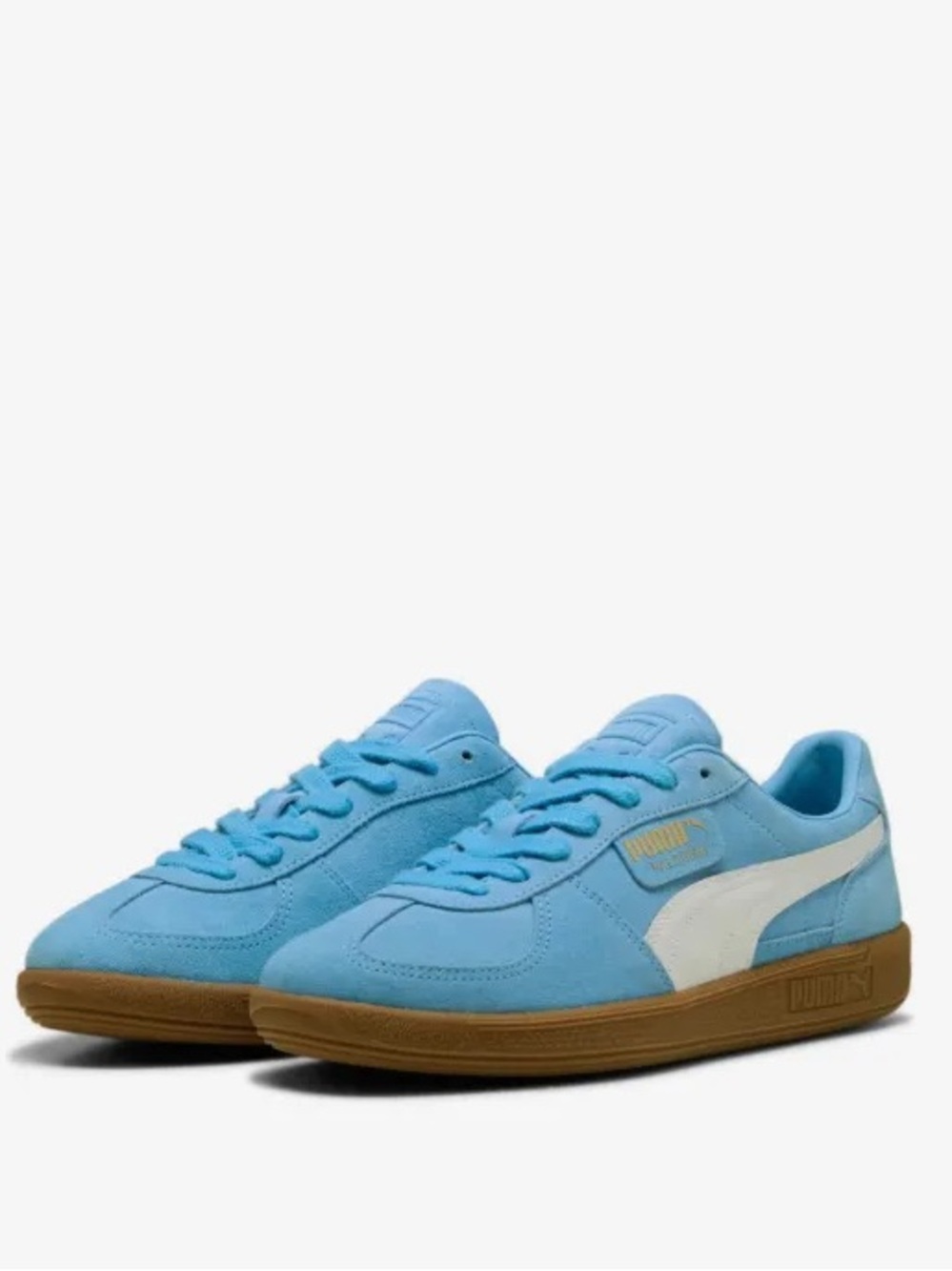 NEW PUMA Palmero Trainers, Light Blue Sneakers